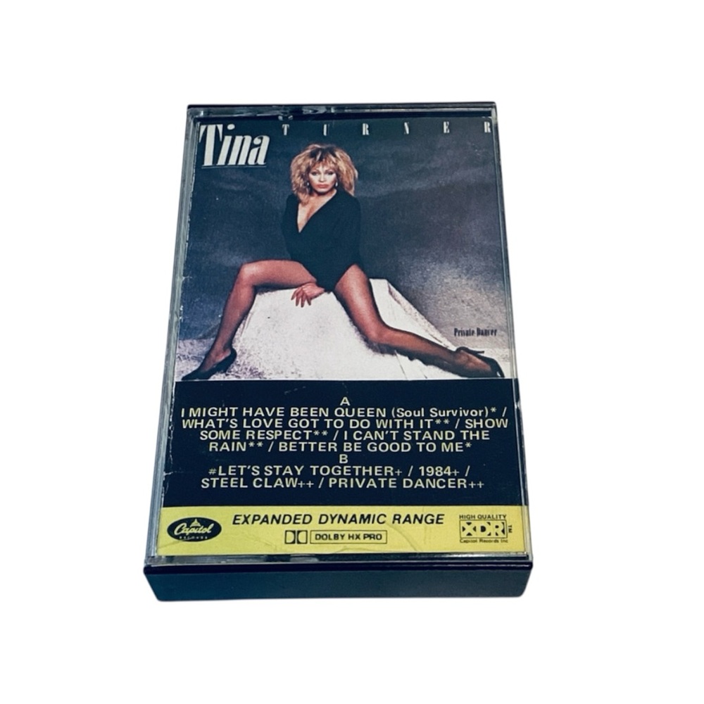 🌺 Tina Turner - Private Dancer Cassette Tape